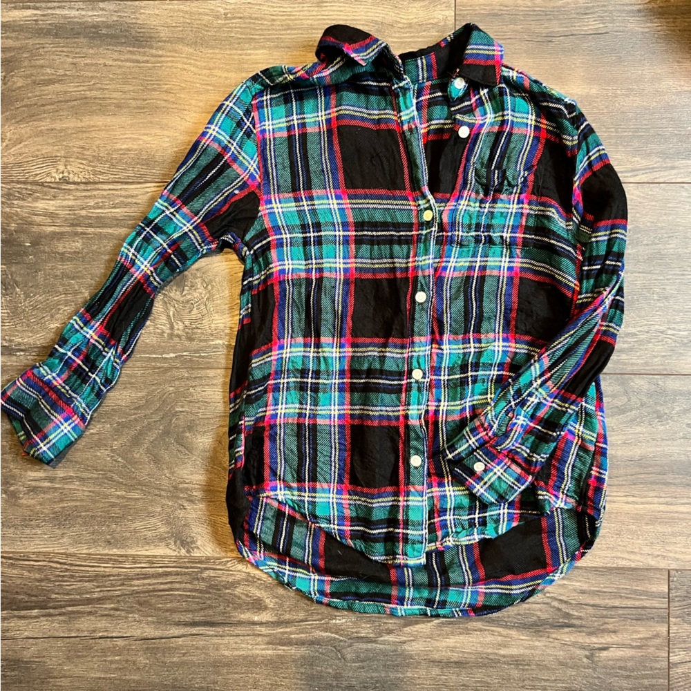 🌷 5/$13! Plaid flannel top